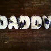 Letters Based Daddy - Blue