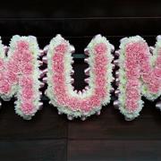 Letters Based Mum - Pink &amp; White