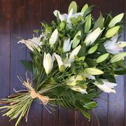Tied Sheaf - White Lillies