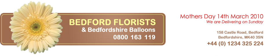 Bedford Florists 01234 325224 - Send Bouquets