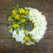 Based Wreath  - Yellow