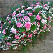 Coffin Spray - Carnation &amp; Gypsophila