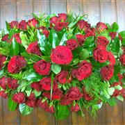 Coffin Spray - Roses Red