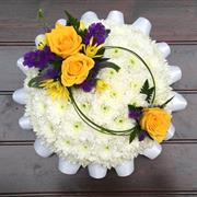 Posy Pad Based - Yellow &amp; White