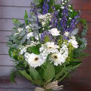 Tied Sheaf - White &amp; Blue