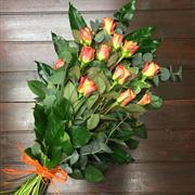 Tied Sheaf - Orange Rose