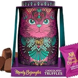 Monty Bojangles Truffles Cat Tin - Violet Rebel