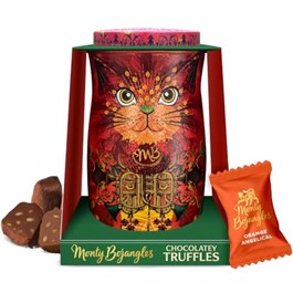 Monty Bojangles Truffles Cat Tin - Orange Angelical